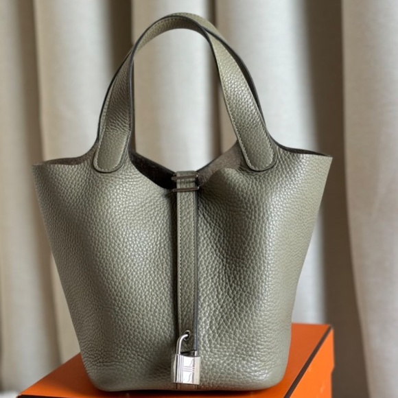 Hermes Handbags - Hermes Picotin 18 (Sauge)